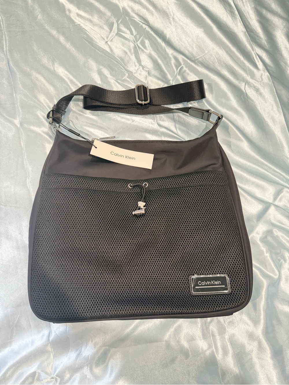 Calvin Klein Jessie Black Men’s Backpack - Textured Mesh Design